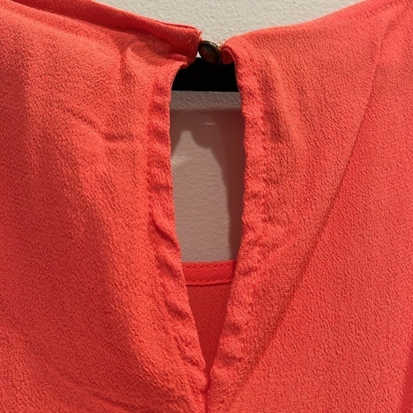 NEW - LUQ- bought on stitch fix. Tank top. Eyelet top. Coral. Size XL. Coral - Picture 9 of 14